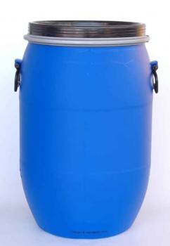 60 Liter SDFass, PE, blau, rund, 3,4kg