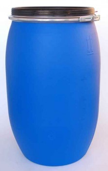 120 Liter SDFass, PE, blau, rund, 4,5kg