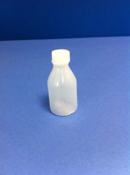 50 ml Enghalsflasche, LDPE, natur, rund,